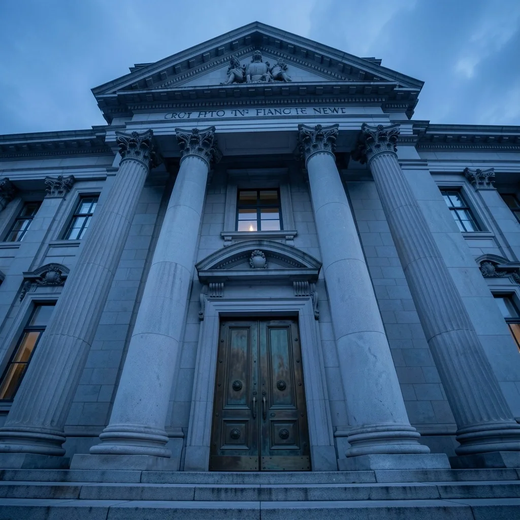 Central bank building exterior